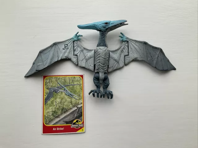 Jurassic Park Pteranodon Dinosaur PLUS RARE CARD Kenner 1993 SERIES 1