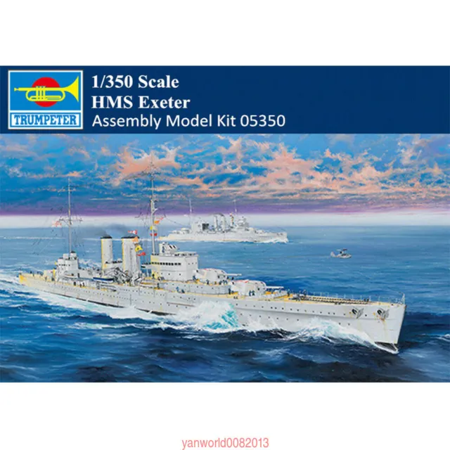 Trumpeter 1/350 05350 Scale HMS Exeter Heavy Cruiser Military Assembly Model Kit