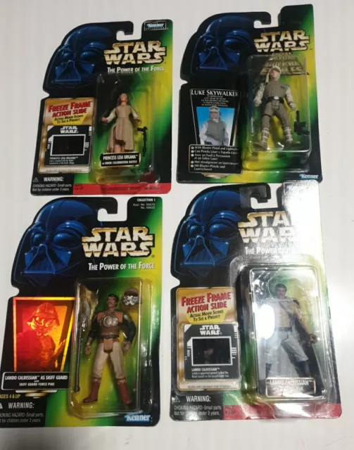 Kenner 4 Star Wars The Power of the Force & Shadows of the Empire Action Figures