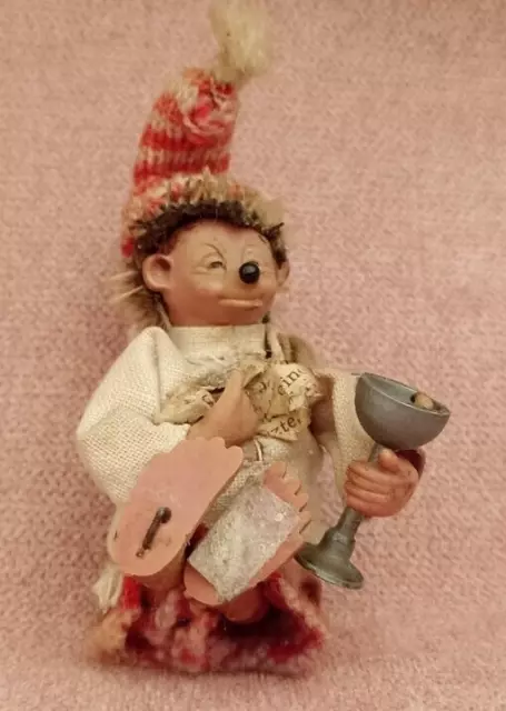 Ancien jouet original hérisson figurine MECKI STEIFF GERMANY