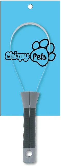 Chirpy Pets Dual-Sided Shedding Blade Dog Cat Grooming Tool Deshedding Comb