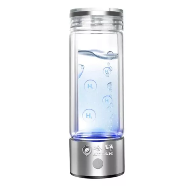 Hydrogen Water Bottle Portable Hydrogen Water Maker SPE PEM Technology Rechargea
