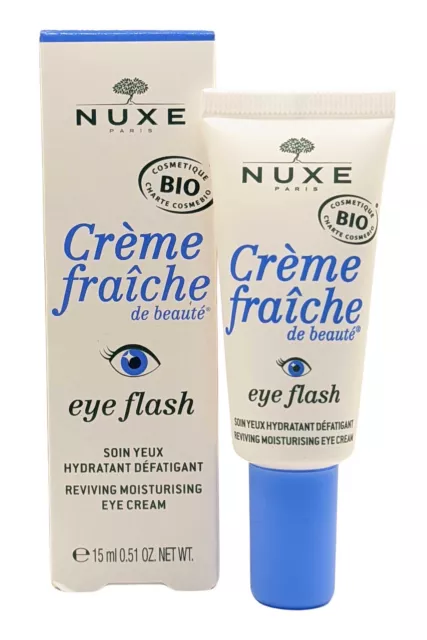 Nuxe Crème Fraiche De Beaté Eye Flash Eye Crème Faire Revivre 15ml Hydratante