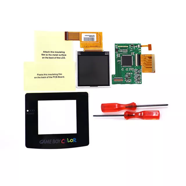 24 Colors Shell Case Optional 5 Levels Highlight LCD Screen Kit For GBC 3