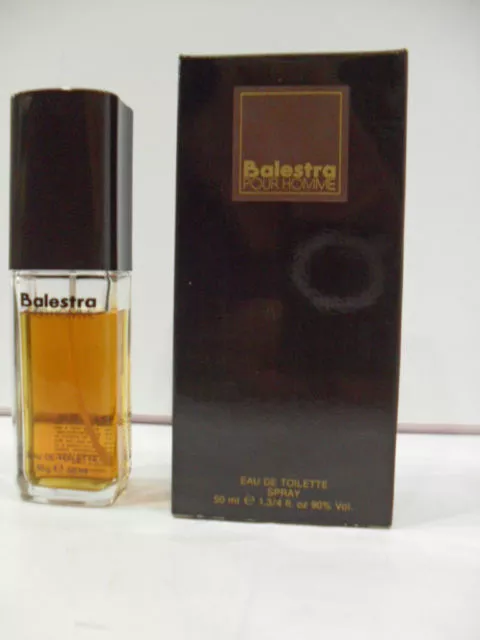 " BALESTRA " PROFUMO UOMO Eau De Toilette EDT  50ml Spray  - Vintage