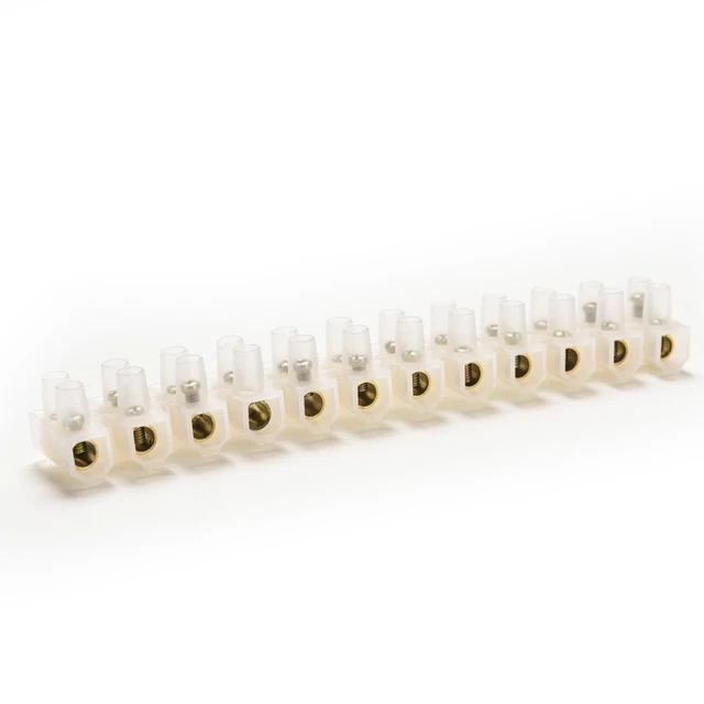 Hot Wire Connection 12Position Barrier Terminal Strip Bloc.vio