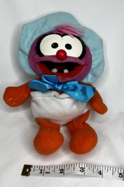 Jim Henson Muppet Babies "Animal" Bean Bag 1997 8.5" Plush