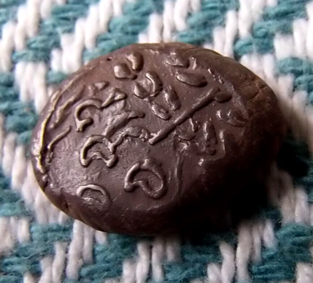 Celtic Iceni bronze stater Norfolk wolf type