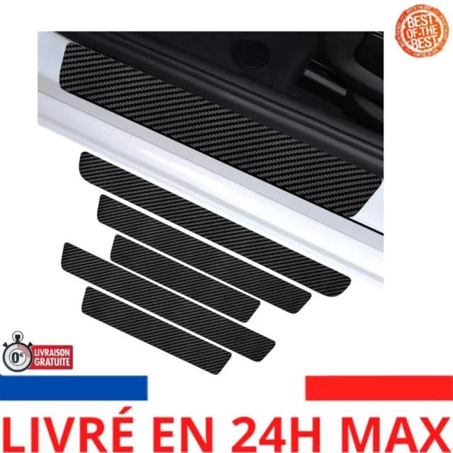BANDE DE PROTECTION de seuil de porte de voiture flexible 5D fibre de  carbone 30 EUR 8,62 - PicClick FR
