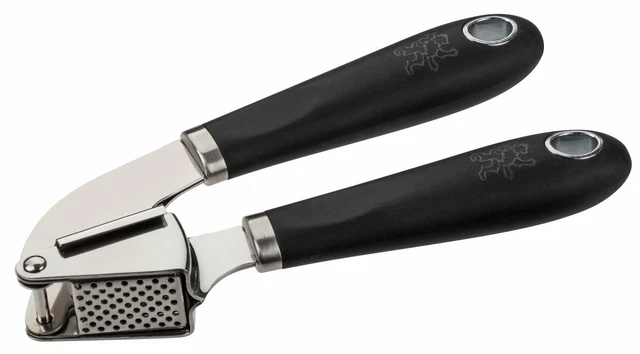 Stanley Rogers Knoblauchpresse 19cm aus Edelstahl Knoblauch Gewürze Küchenhelfer
