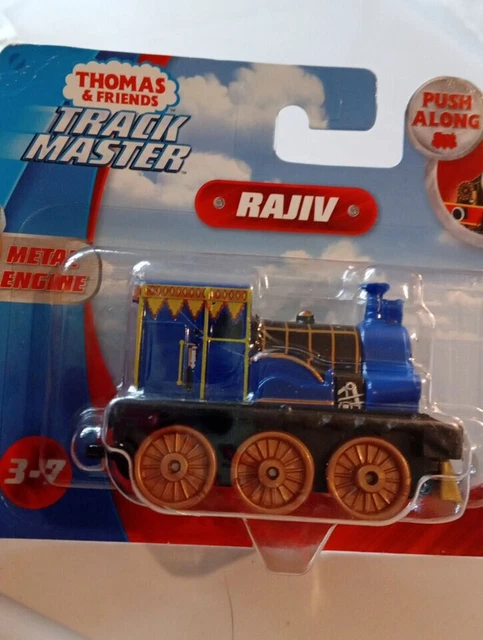 FISHER PRICE THOMAS Friends TrackMaster Rajiv Metal Engine Push Along FISHER PRICE THOMAS Friends TrackMaster Rajiv Metal Engine Push Along