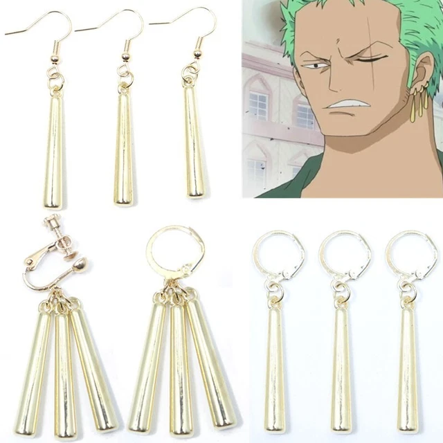 one piece rononoa zoro earrings one piece zoro cosplay anime earrings cosplay one piece rononoa zoro earrings one piece zoro cosplay anime earrings cosplay