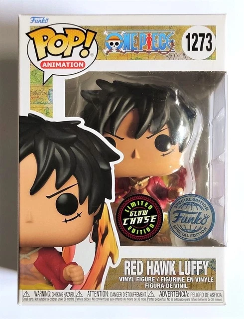 Funko POP! Red Hawk Luffy 1273 Glow Chase LE - One Piece - Figurine Vinyl
