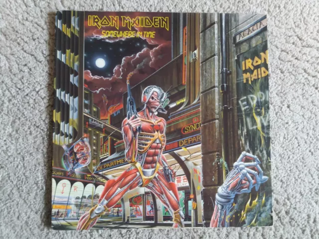 Vinyl 12" LP - Iron Maiden -  Somewhere In Time - First Press - Excel Condition