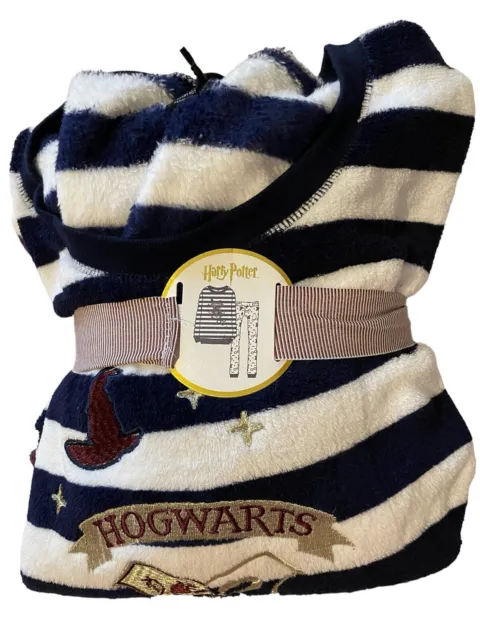 Harry Potter Hogwarts Fleece Pyjamas Ladies Size XL Women Warm PJs Primark
