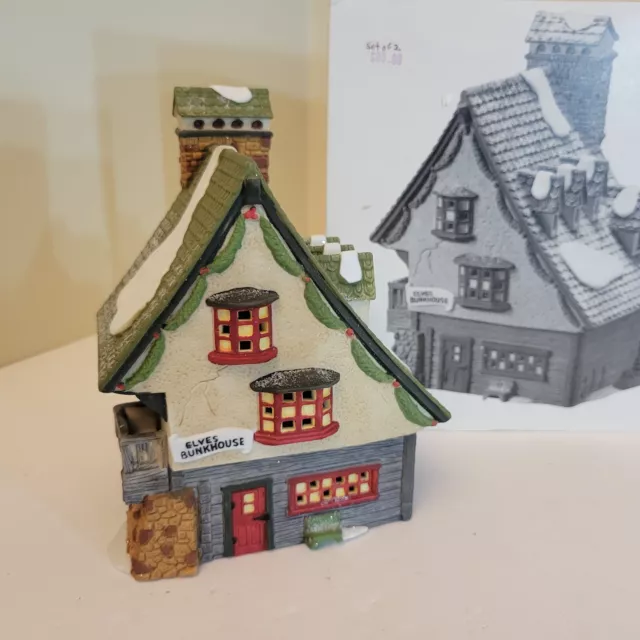 Dept 56 North Pole Village Elf Bunkhouse 5601-4 Retired 1996