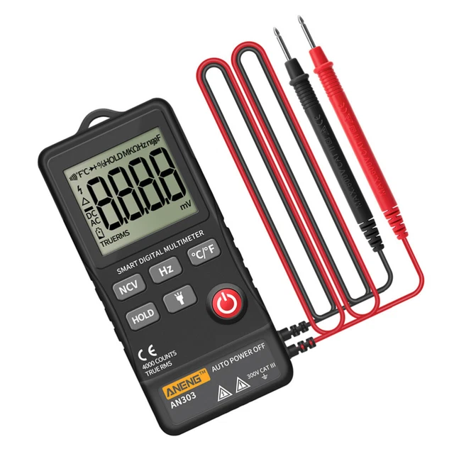 Strumento di misura elettronico multimetro cassetta tester batteria auto