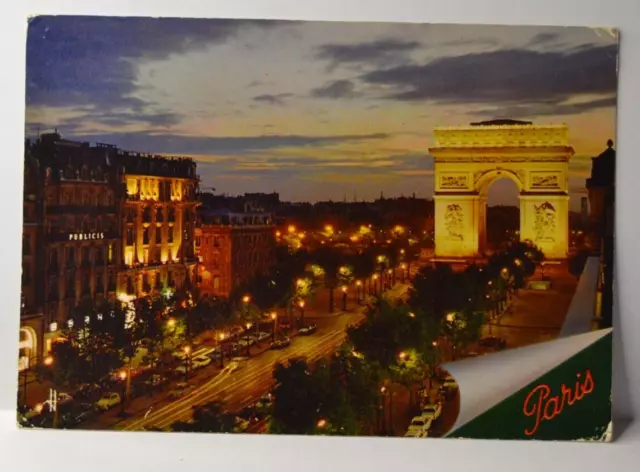 L'arc de triomphe champs Elysées Paris - carte postale CPA9