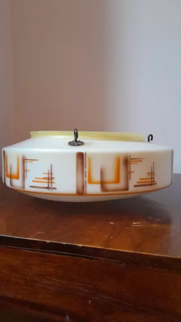 1930's/1950's Hanging Glass Light Shade