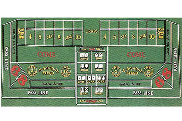 Craps Table Felt