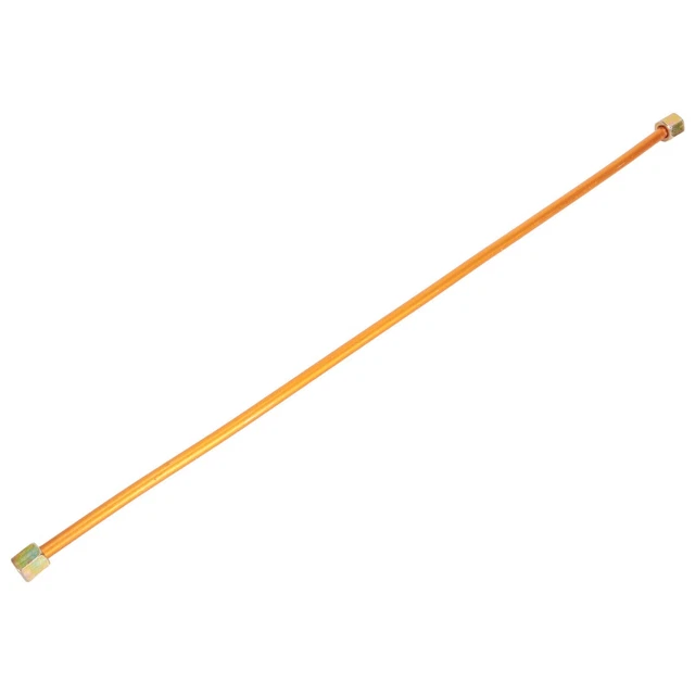 Sourcing Map Tuyau D'échappement De Rechange Pour Compresseur D'air En Aluminium De 435 Mm De Long Et Filetage 3/8BSP Connecteur Coudé Mâle, Ensemble 2 En 1