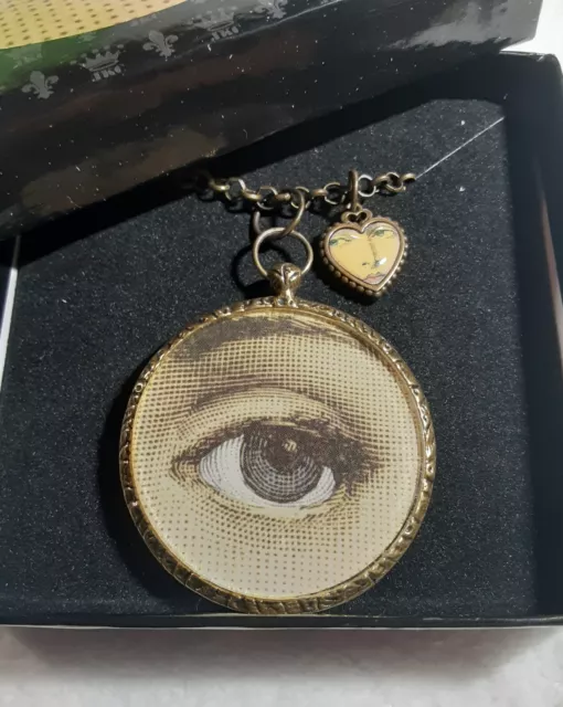 *** RETIRED - JKC Jessica Kagan Cushman Eye For an Eye "attitude" Necklace *** 2