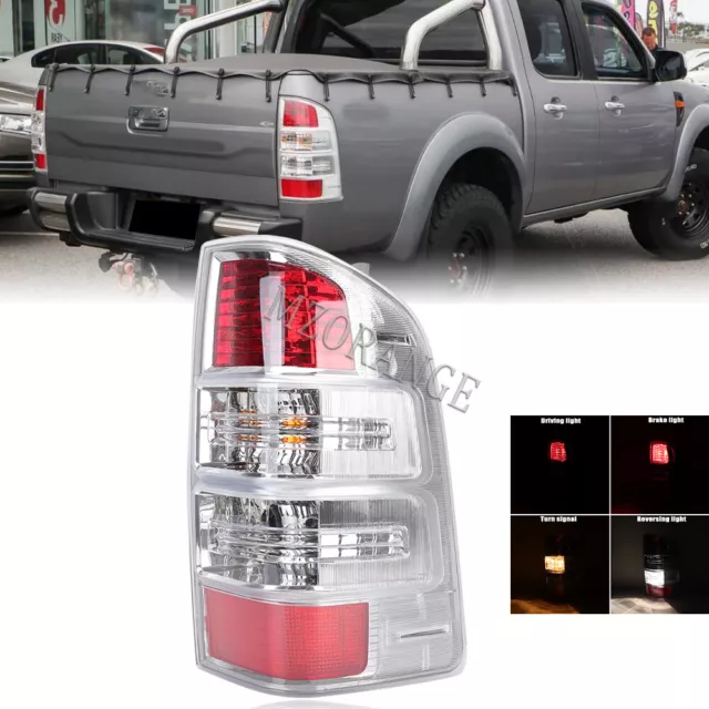 Right Side O/S Rear Light Tail Brake Lamp W/Bulb For Ford Ranger PK 2008-2011