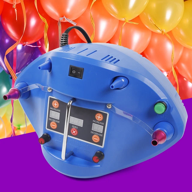600W Ballonaufblasgerät Elektrische Ballonpumpe 600W - Doppeldüsen Aufblasgerät Für Partys Luftballon Pumpe