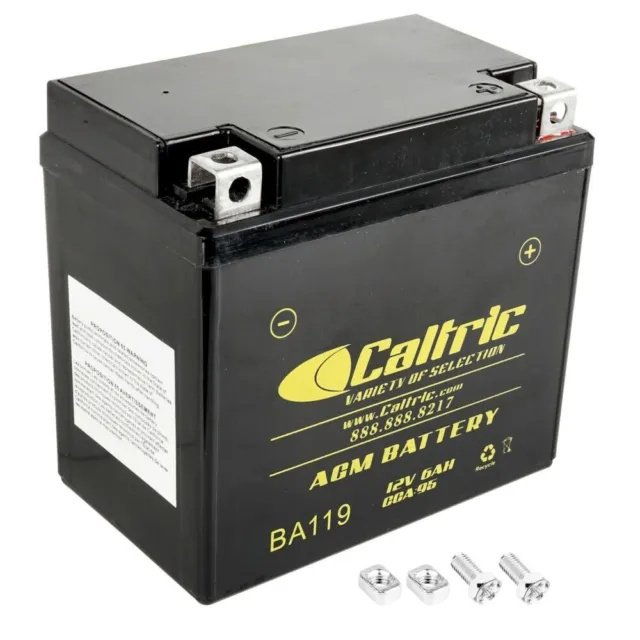 Caltric AGM Battery for Polaris Predator 50 2004-2007 / Predator 90 2004-2006