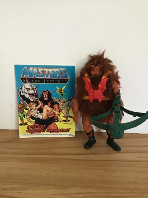 1984 He-man Masters Of The Universe Grizzlor Action Figure Complete Comic