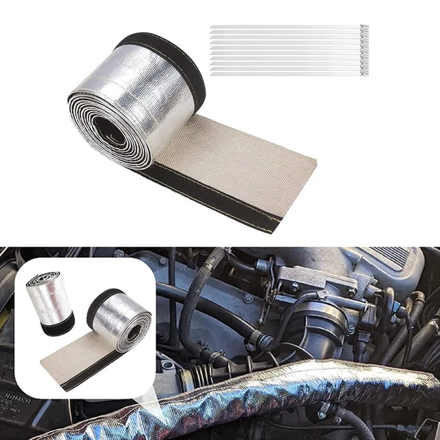 Kit Réparation Bouclier Thermique 25 Pièces – Clips 30 Mm Acier Manganèse + Feuilles, Universel Pour La Plupart Des Voitures