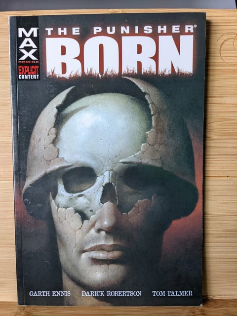 PUNISHER MAX : BORN -  Garth Ennis Softcover Graphic Novel GN TPB MARVEL Comic
