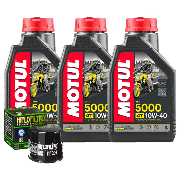 Motul 5100 10W40 Öl + Ölfilter YAMAHA Tracer 9 RN70 - XSR900 RN80