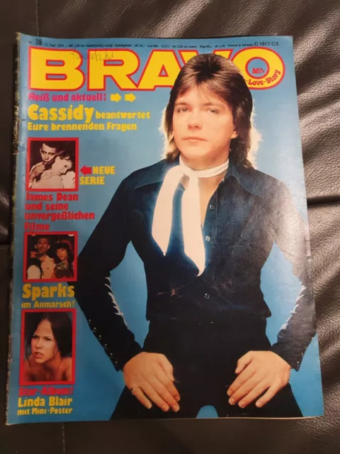 Bravo 38 1975 Bruce Lee Starschnitt James Dean Marc Bolan