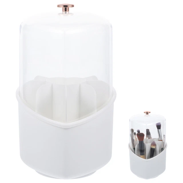 Kelsin Make-up Pinselhalter - 360° Drehbar Mit Deckel Für Schminktisch