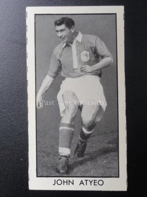 No.30 JOHN ATYEO - Football Stars by D.C. Thomson & Co 1957
