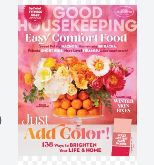 GOOD HOUSEKEEPING MAGAZINE January February 2023 Easy Comfort Food