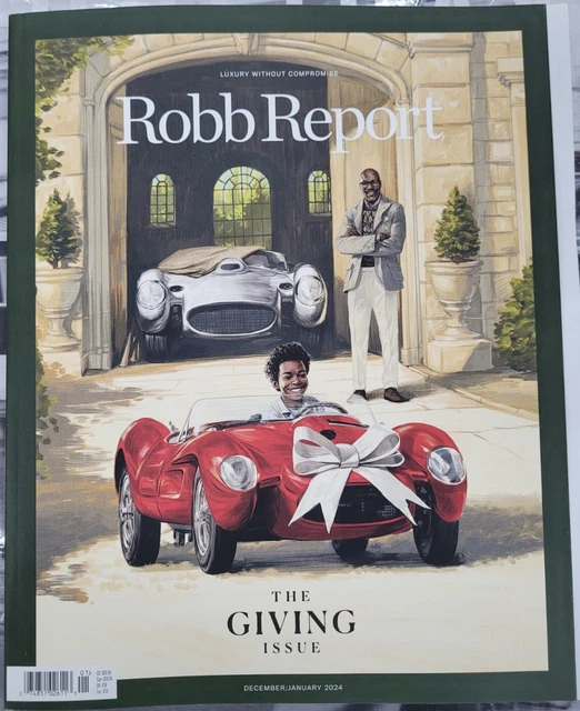 ROBB REPORT MAGAZINEDECEMBER2023/JANUARY 2024The Giving IssueBrand New 26.99 PicClick