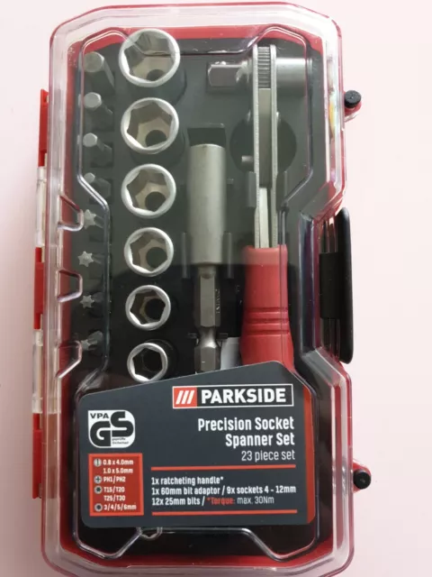 PARKSIDE PRECISION SOCKET Spanner Set 9.95 PicClick UK