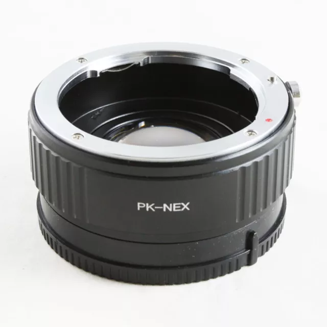 0.72x Focal Reducer Speed Booster Pentax K mount PK lens to Sony NEX Adapter 7