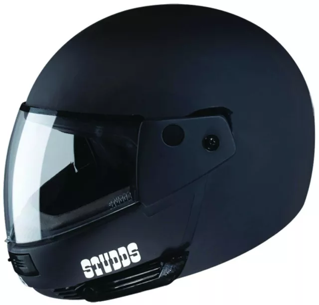 Studds Ninja Pastel Plain Full Face Helmet Matt Black L Size S2u