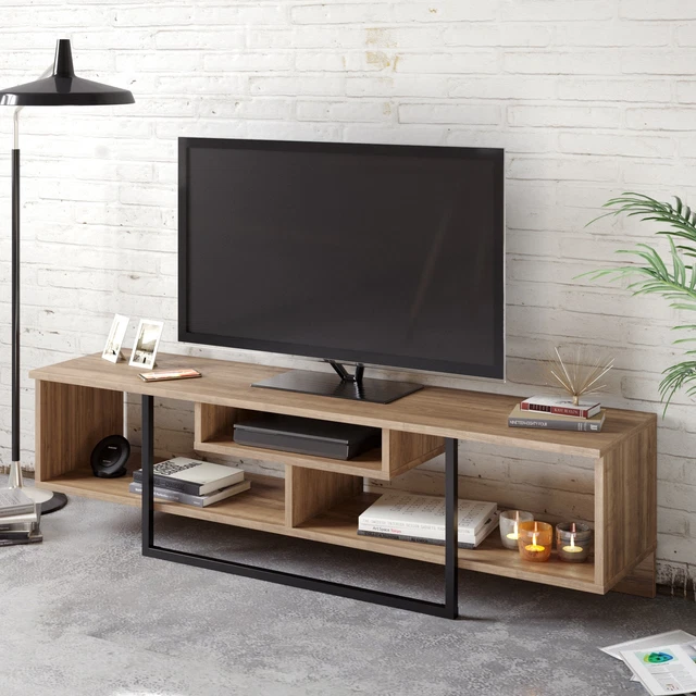 ArmedaDesign Wood 59 in Wide TV Stand for TVs up to 65 in - 12 Color Options