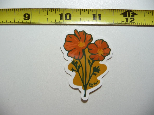 California Desert Flowers Decal Sticker Pride State