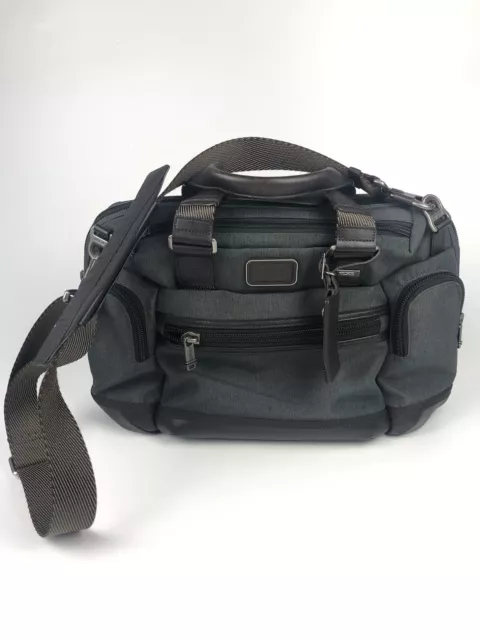 Tumi Alpha Bravo Brooks Slim Briefcase Anthracite Gray Laptop Bag