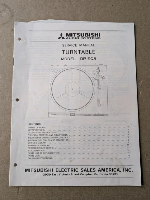 GIRADISCHI MITSUBISHI DP-630 - Audio/Video In vendita a Torino