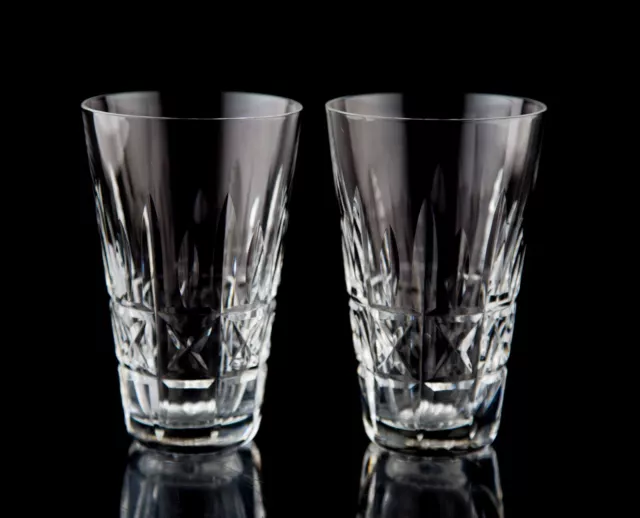 Waterford Kylemore 10 oz. Flat Tumbler Glasses Set of 2 Elegant Vintage Crystal