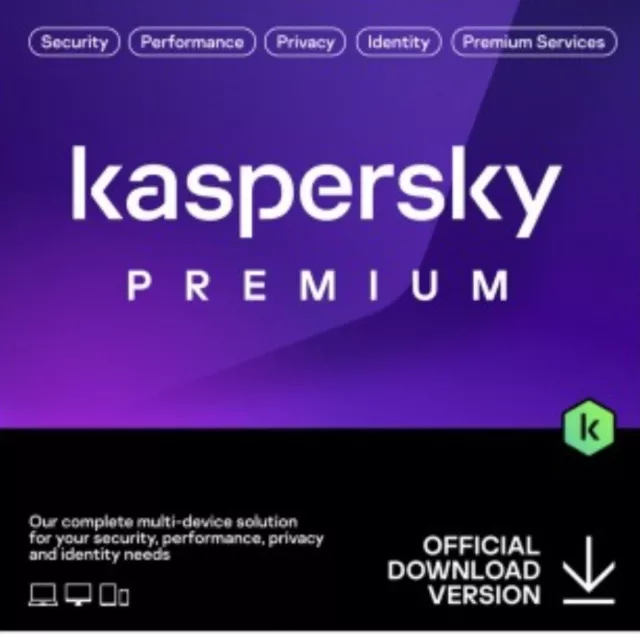 Kaspersky Premium 2023 3 Device 1 Year -  Key is E-Mailed AUS/NZ ONLY