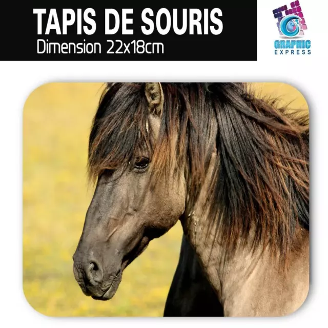 Cheval Motif Tapis De Souris PC Ordinateur - Drôle Animal