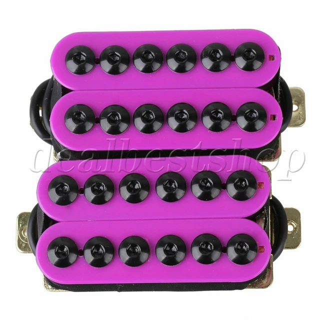 Micro Humbucker Haute Sortie 9 KΩ – Compatible Fender Squier Strat – Son Rock & Métal Puissant – Noir Mat