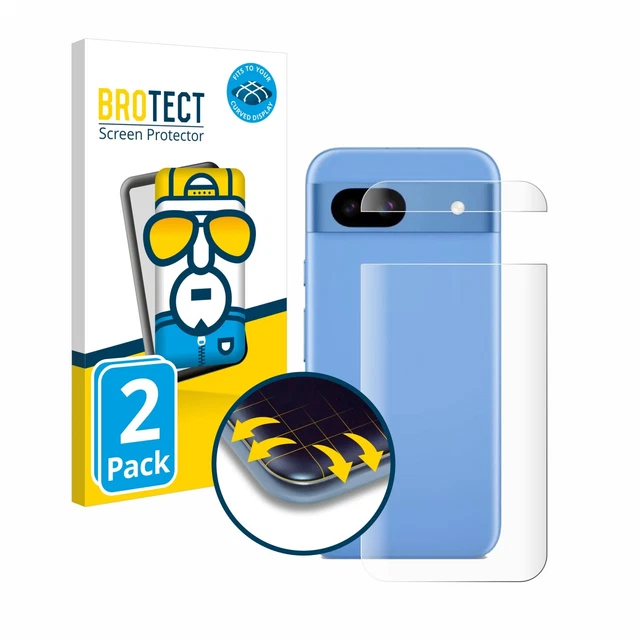 Brotect Pellicola Protettiva Per Google Pixel 4a (2 Pezzi) – HD Clear, Anti-Impronta, Antigraffio – Made In Germany - 5